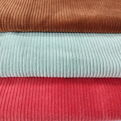Çizgili Kadife Kumaş %90 Polyester %10 Spandex Boyalı Kadife Kadife