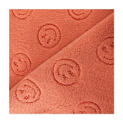 Yumuşak Rahat Sherpa Polar Baskılı Kumaş 150D Adedi 1000 Kilogram 450gsm