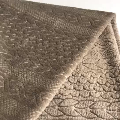 Kabartmalı Flanel Polar Kumaş Tek Taraflı %100 Polyester