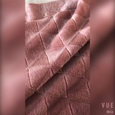 Fırçalanmış Yumuşak Flanel Polar Kumaş 280gsm Pijama Takımı için