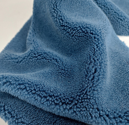 Pillowslip Çanta için Düz Renk Polyester Sherpa Polar Kumaş 490gsm