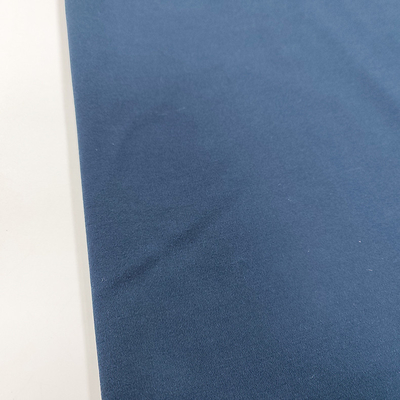 Giysi Sporları için% 100 Pamuklu Interlok Kumaş 250gsm Düz Renk