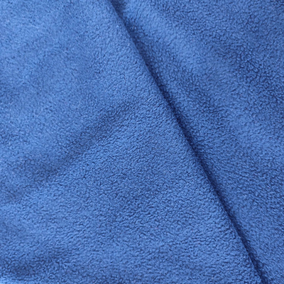 Çeşitli Renklerde% 100 Polyester Mikro Polar Kumaş 340GSM 60 İnç