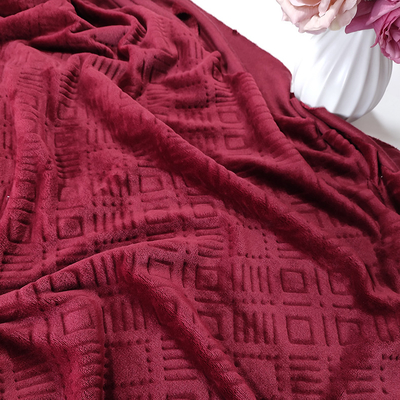 Yastık Pijama İçin Yumuşak Nefes Alabilir Polyester Flanel Polar Kumaş 240gsm