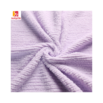 288F Yumuşak Özel Desen Suni Kürk Kumaş Düşük Çekme% 100 Polyester