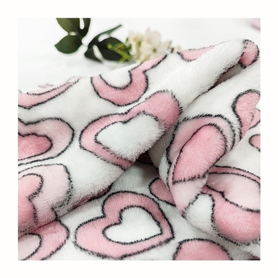 128X68 Flanel Polar Polyester Kumaş Örme Anti Statik 300GSM