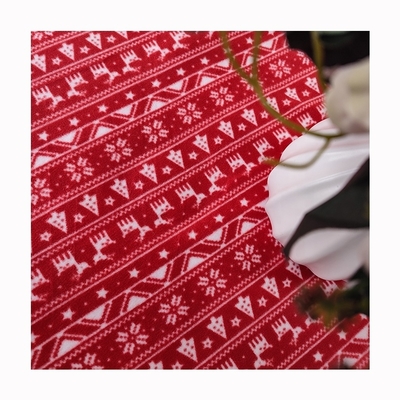 150D/288F Mikro Polar Kumaş Nefes Alabilir 250GSM Polyester Özel Desen