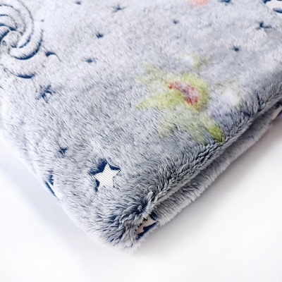 Yatak Sıcak Battaniye için% 100 Polyester Flanel Polar Kumaş 150D 350gsm