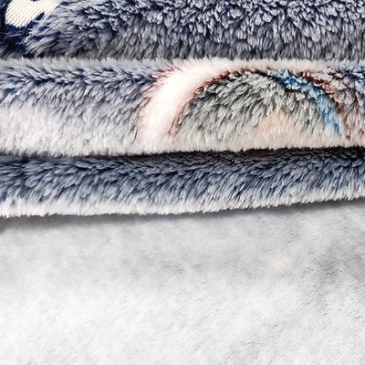 Yatak Sıcak Battaniye için% 100 Polyester Flanel Polar Kumaş 150D 350gsm