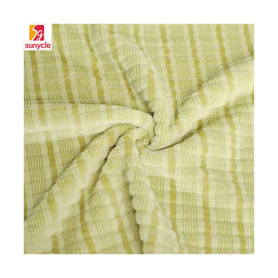 Pijama Oyuncak Battaniyeler için Katyonik Kesilmiş Flanel Polar Kumaş 280gsm 150D