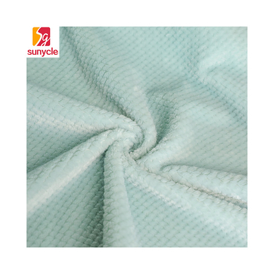 58'' 60'' 100 Polyester Polar Kumaş Pijama İçin Yastık Kılıfı Battaniye