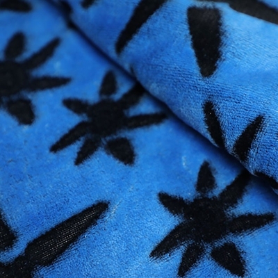Çift Taraflı Yumuşak Flanel Polar Kumaş Baskılı Yatak Örtüsü Pijama İçin Kırpılmış