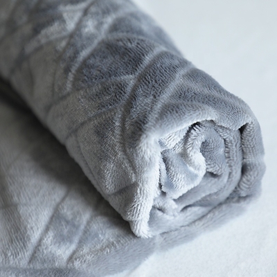 58'' 60'' Battaniye Pijama için Mavi Polar Kumaş 150D