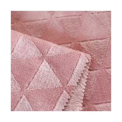 Fırçalanmış Yumuşak Flanel Polar Kumaş 280gsm Pijama Takımı için