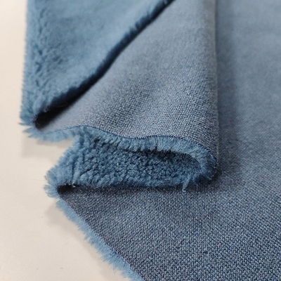 Pillowslip Çanta için Düz Renk Polyester Sherpa Polar Kumaş 490gsm