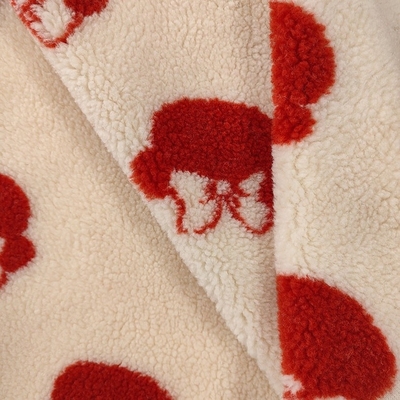%100 Polyester Şerpa Kumaş İplik Boyalı Jakarlı 650gsm 288F