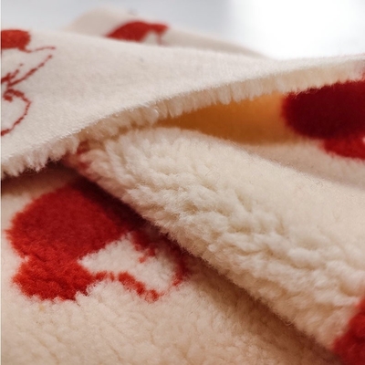 %100 Polyester Şerpa Kumaş İplik Boyalı Jakarlı 650gsm 288F