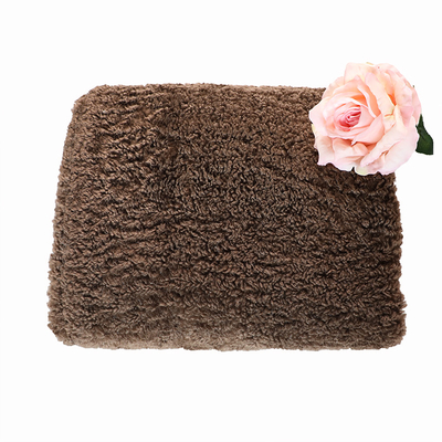 Düz Renk Faux Sherpa Polar Kumaş Teddy Bear 300gsm Outdoor Coat Sıcak