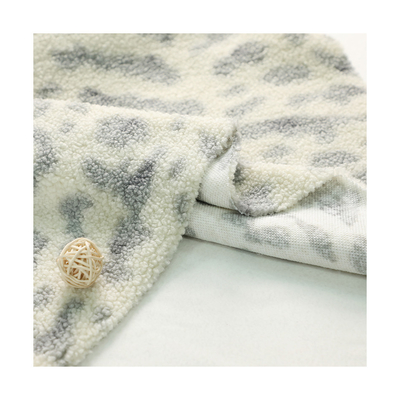 Çanta Sandalye Pijama için 100% Polyester Baskılı Sherpa Polar Kumaş 150D 288F 300gsm