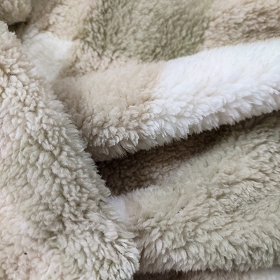 Ekose Baskılı Shu Velveteen Kumaş %100 Polyester 280gsm