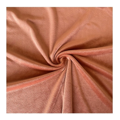 Spandex Polyester Düz Renk Süper Yumuşak Kumaş Mercan Kırmızısı Çift Taraflı