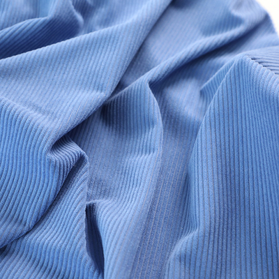 CVC Katı Kadife Kadife Kumaş 250gsm Jakarlı Giysiler Pillowslips Kanepe Örtüsü Döşemelik