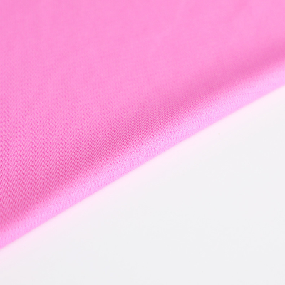 T Shirt Tek Örgü Pamuklu Kumaş 100gsm Pembe Düz
